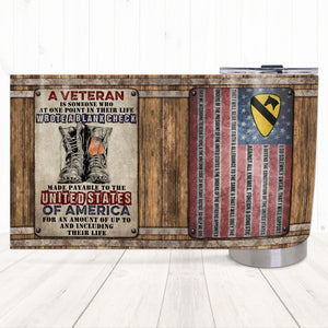 I Do Solemnly Swear Personalized Veteran Definition Tumbler, Custom Military Branch 02qhqn190623 - Tumbler Cup - GoDuckee