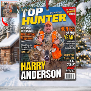 Custom Photo Gifts For Hunting Lovers Christmas Ornament 05huqn040926 - Ornament - GoDuckee
