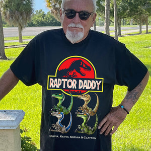 Personalized Gifts For Dinosaur Dad Shirt 03HUDT120325 - Shirts - GoDuckee