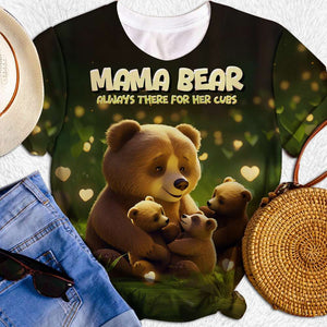 Personalized Gift For Mom Shirt, Mama Bear Hug 02QHLU060325 - AOP Products - GoDuckee