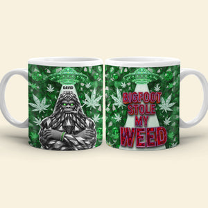 Bigfoot Green Stuff Mug - Personalized Gifts For Smoking Lovers 03tgtn130625 - Coffee Mug - GoDuckee