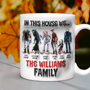 Personalized Gifts For Family Mug Horror Movie Characters 05naqn020824 - Coffee Mug - GoDuckee