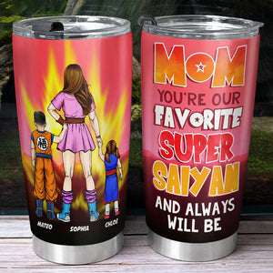 Personalized Gifts For Mom Tumbler Mom You're My Favorite Mom 04NADT190324HH - Tumbler Cups - GoDuckee