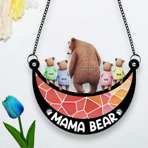 Personalized Gifts For Mom Suncatcher Window Hanging Ornament 03naqn250424 - Ornaments - GoDuckee