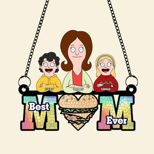 Personalized Gifts For Mom Suncatcher Ornament 04ohtn120225hg Bet Mom Ever - Ornament - GoDuckee