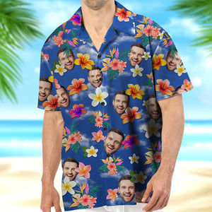 American Football Personalized Hawaiian Shirt Tropical Pattern 01acqn0 -  GoDuckee