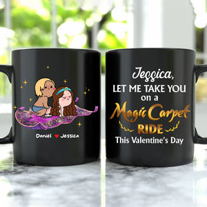 Personalized Gift For Couple Mug Let Me Take You On A Ride 02HTHN110124HH - Coffee Mug - GoDuckee