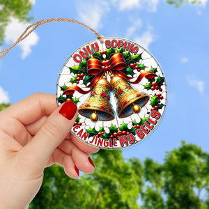 Personalized Gifts For Couple Christmas Suncatcher Ornament 03ACQN140924 - Ornament - GoDuckee