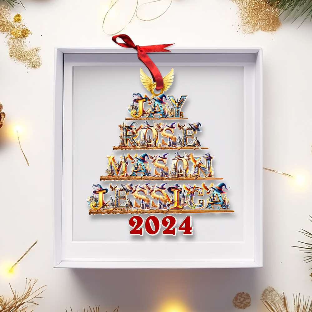 Personalized Gifts For Family, Christmas Acrylic Ornament 02XQMH171024 - Ornament - GoDuckee