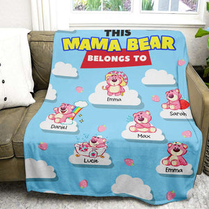 Personalized Gifts For Mom Blanket This Mama Bear Belongs To 02HTHN210224 - Blankets - GoDuckee