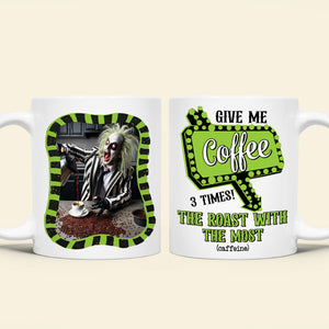 Personalized Gift For Horror Fans Coffee Addict Mug 03qhtn050924 - Coffee Mug - GoDuckee