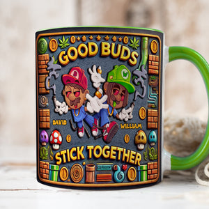 Personalized Gifts For Friend Mug, Good Buds Stick Together 02TGDT060125 - Coffee Mug - GoDuckee