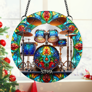 Personalized Gifts For Guitar Lovers Suncatcher Ornament 02acpu300824 - Ornament - GoDuckee