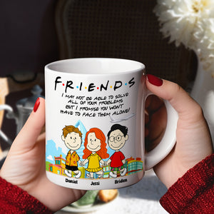 Personalized Gifts For Friends Coffee Mug Holding Hands 02ACLU140125HH - Coffee Mug - GoDuckee