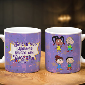 Personalized Gifts For Grandma Coffee Mug Just A 90s Grandma 01NAHN110324TM - Coffee Mugs - GoDuckee