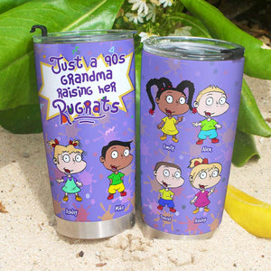 Personalized Gifts For Grandma Tumbler Just A 90s Grandma 05NAHN090324TM - Tumbler Cups - GoDuckee