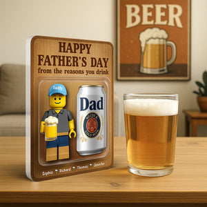 Best Dad Ever Reward Acrylic Plaque - Personalized Gifts For Father 01NAQN260425 - Shaped Plaques - GoDuckee
