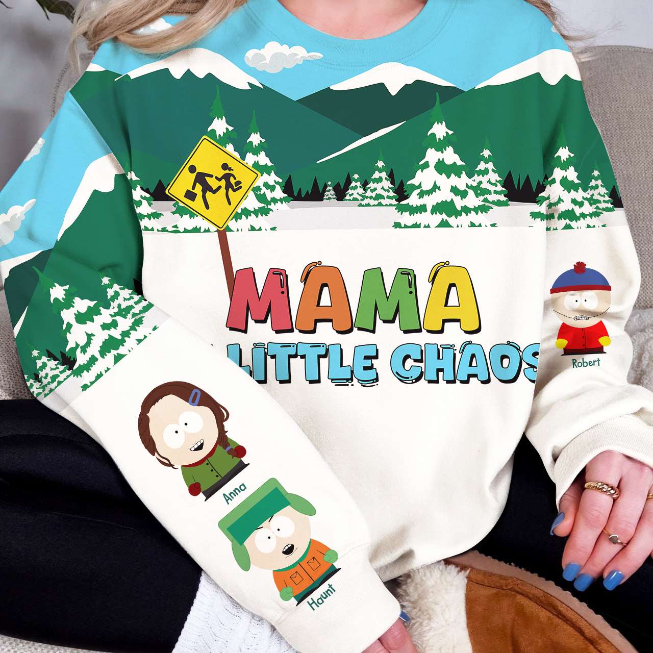 Personalized Gifts For Mom 3D Shirt, Mama Of Little Chaos 04TOLU180325HG - AOP Products - GoDuckee