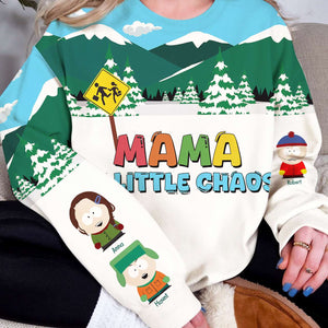 Personalized Gifts For Mom 3D Shirt, Mama Of Little Chaos 04TOLU180325HG - AOP Products - GoDuckee
