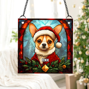 Personalized Gifts For Dog Lovers Suncatcher Ornament 05hutn090924 Chihuahua - Ornament - GoDuckee