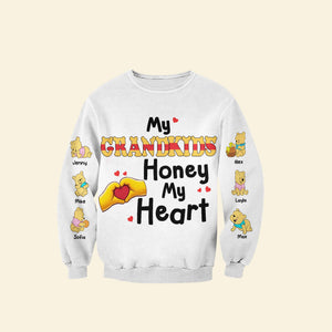 Personalized Gifts For Grandma Shirt Little Bear Kids 01OHMH120325 - AOP Products - GoDuckee