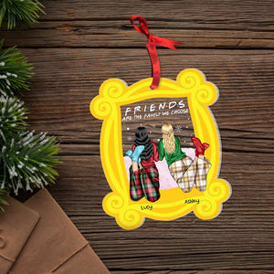 Friends The Family We Choose 02nahn201123tm Personalized Acrylic Ornament - Ornament - GoDuckee