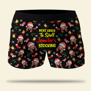 Custom Photo Gifts For Christmas Men's Boxers and Women's Brief 01xqpu120924 - Boxer Briefs - GoDuckee