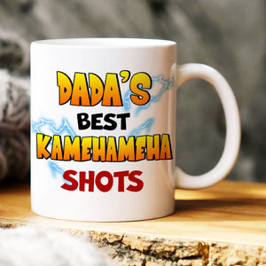 Dada's Best Shots, Gift For Dad, Personalized Mug, Funny Sperm Kids Mug 04TOHN140923HA - Coffee Mug - GoDuckee