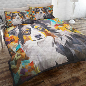 Australian Shepherds Dog Christmas Quilt Bed Set Gifts For Dog Lovers 07HUDT041124 - Blanket - GoDuckee