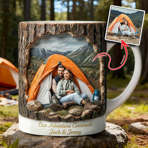 Camping Coffee Mug - Custom Photo Gifts 04hulu311225 - Coffee Mug - GoDuckee