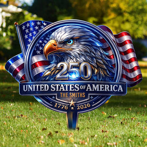 Fierce American Eagle Metal Sign - Personalized Gifts For Patriots 05qhqn250226 - Metal Signs - GoDuckee