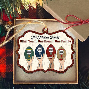 Personalized Gifts For American Football-loving Family Christmas Ornament 03ohtn211024 - Ornament - GoDuckee