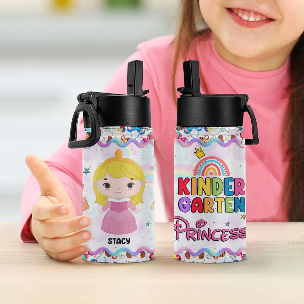 Personalized Kids Diseny Princess Water Bottle 