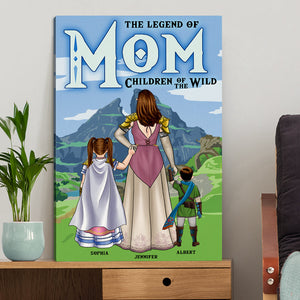 Personalized Gifts For Mom Canvas Print The Legend Of Mom 03NAQN220325HG - Poster & Canvas - GoDuckee