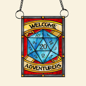 Gifts For Game Fans, Welcome Adventures Suncatcher Ornament 02NAMH040924 - Ornament - GoDuckee