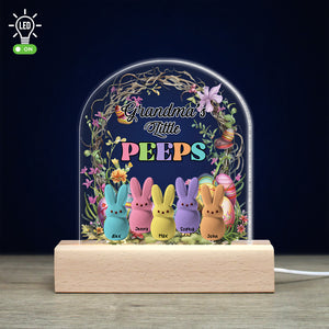 Personalized Gifts For Grandma Easter Day LED Light Bunny Peeps 01OHMH050325 - Led Night Light - GoDuckee