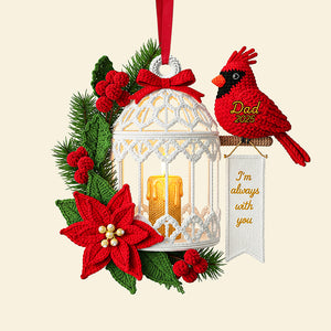 Memorial Cardinal Ornament - Personalized Gifts For Loved Ones 03nata050925 - Ornament - GoDuckee