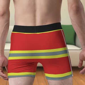 Only She Can Handle My Hose, Men Boxer Briefs, Funny Gift For Fireman - Boxer Briefs - GoDuckee