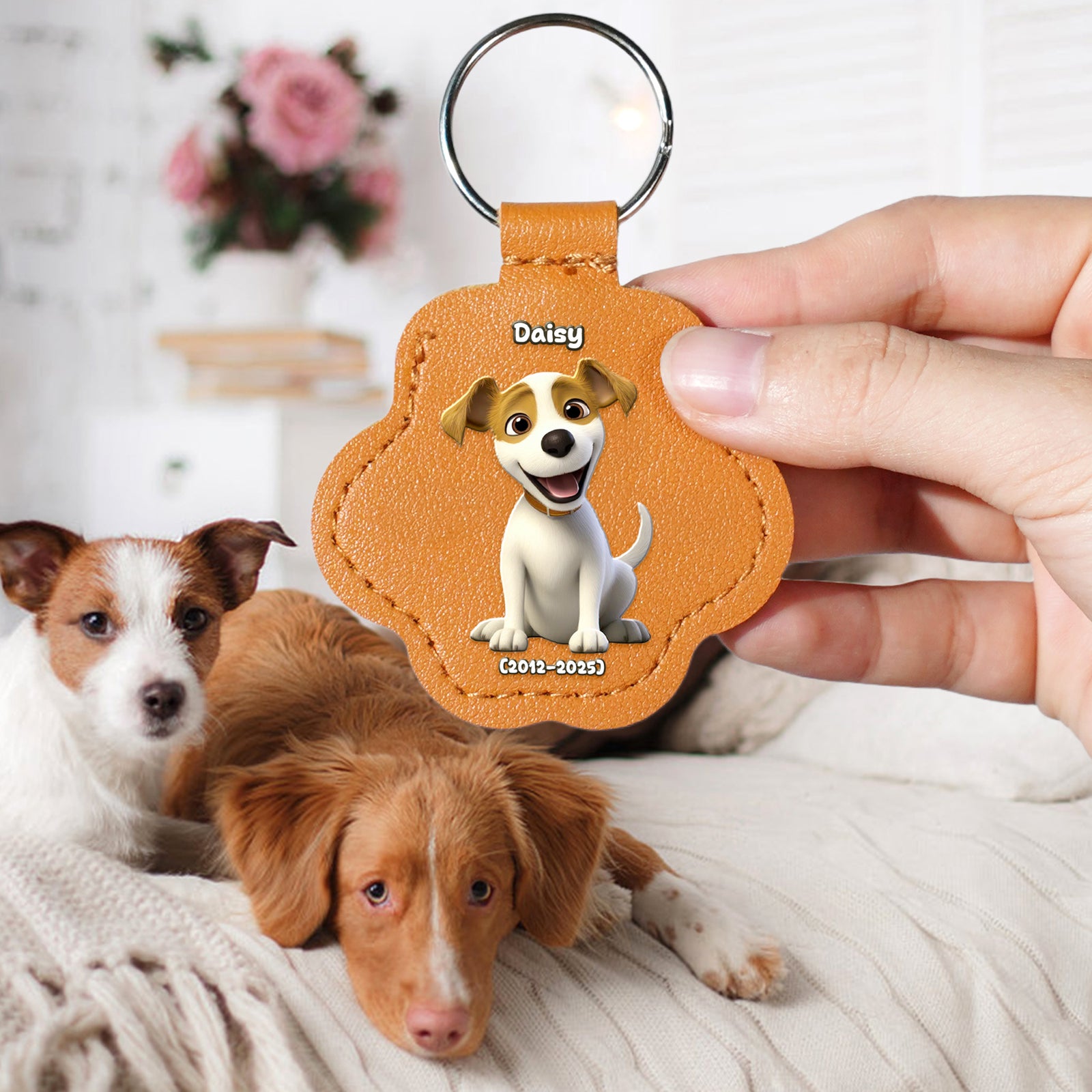 Heartfelt Pet Fur Storage Keychain - Personalized Memorial Gift For Pet Lovers 06LALU021025 - Keychains - GoDuckee