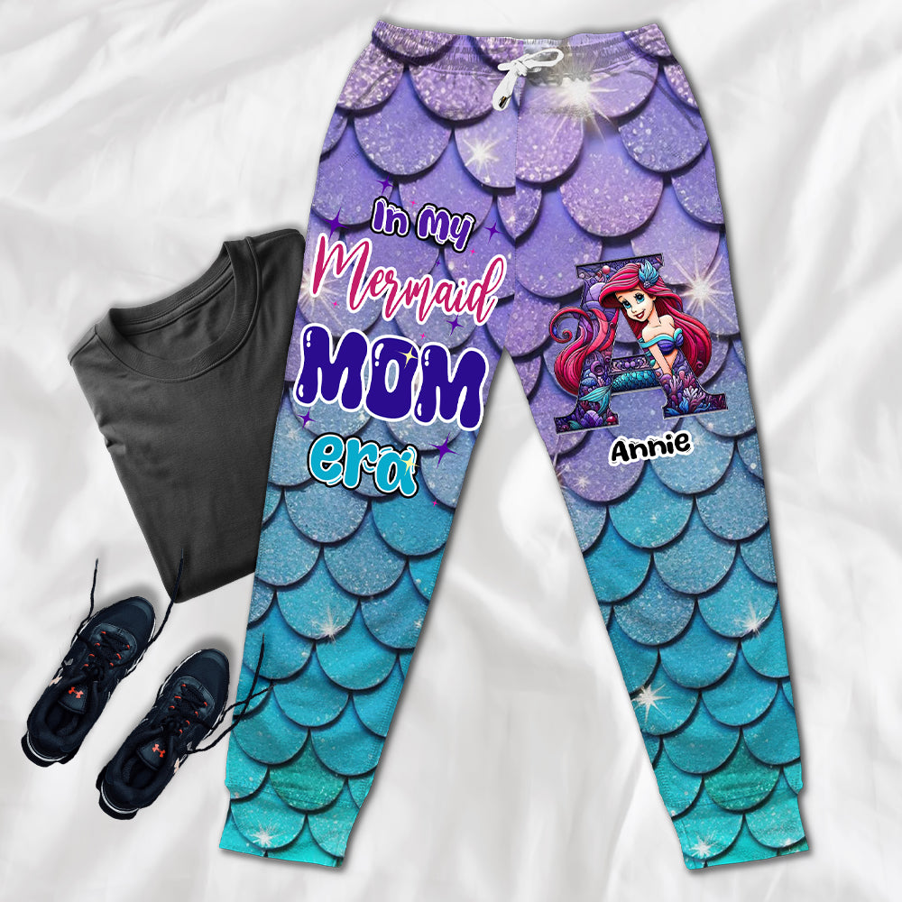 Personalized Gifts For Moms Sweatpants Mermaid Alphabet Letter 03XQLU130225 - Shorts and Pants - GoDuckee