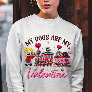 Personalized Gifts For Dog Lovers Shirt 05tgqn060125hh My Dogs Are My Valentine - Shirts - GoDuckee