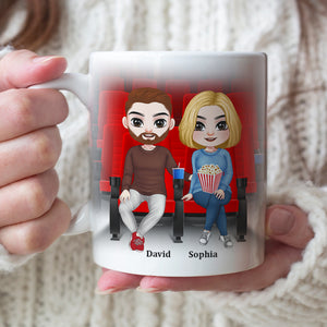 I'm So Happy You Popped Into My Life Personalized Coffee Mug Gift For Couple - Coffee Mug - GoDuckee