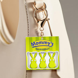 Personalized Gifts For Mom Keychain Mommy's Marshmallows 03KAQN120225 - Keychains - GoDuckee