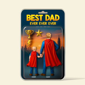 Super Dad Plaque - Personalized Gifts For Dad 01hupu290425 - Shaped Plaques - GoDuckee