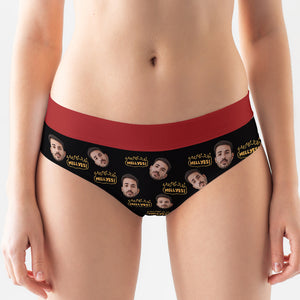 Custom Photo Gifts For Couple Women's Briefs Little Devil - Boxers & Briefs - GoDuckee