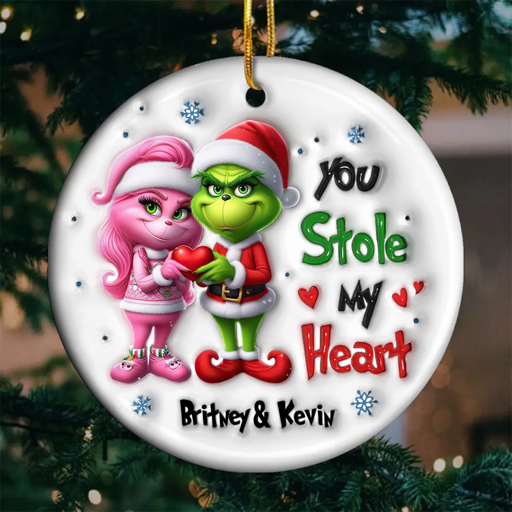 Personalized Gifts For Couple Christmas Ornament 01acdt261024 - Ornament - GoDuckee