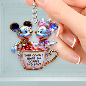 Mouse Couple Keychain - Personalized Gifts For Couple 02tgpu030525 - Keychains - GoDuckee