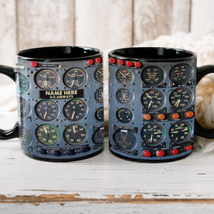 Personalized Aircraft Cockpit Mug, Gift For Airplane Lovers BLM-humix151223 - Coffee Mug - GoDuckee