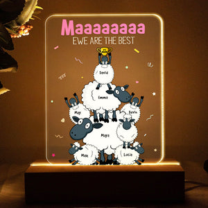 Personalized Gifts For Mom LED Light Maaaaa Ewe Are The Best 02NAHN020324 - Led Lights - GoDuckee