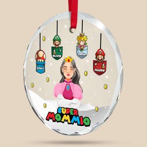 Personalized Christmas Gifts For Mom Crystal Ornament 05KAMH230924PA - Ornament - GoDuckee